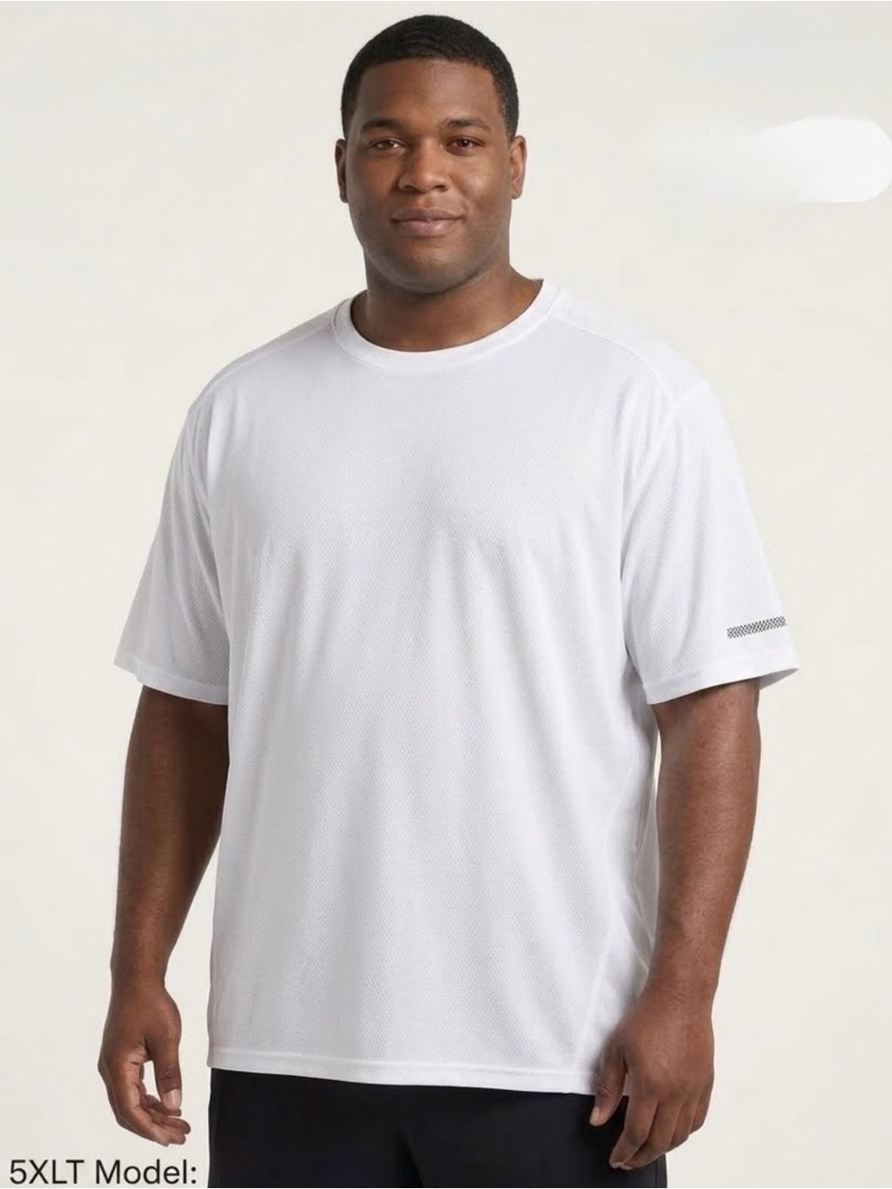 Activewear Oversized Short-Sleeve Top in white